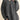 Davi & Dani Dark Grey, V-Neck, Dropped Shoulder Sweater with Scarf Set (S-M-L)