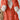 Heimish Orange Red, Long Sleeve, V Neck Button Down Cardigan (S-3XL)