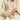 Davi & Dani Cream, V-Neck, Dropped Shoulder Sweater with Scarf (S, M, L)