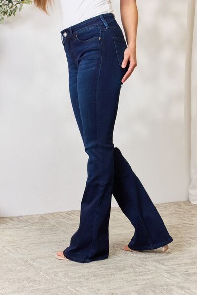 Kancan Mid Rise Flare Jeans