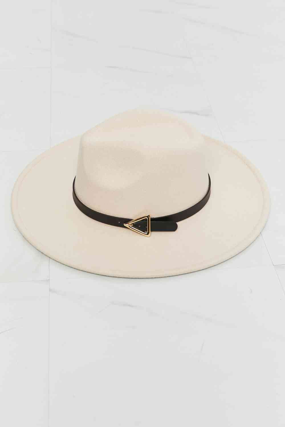 Ride Along BEIGE Fedora Hat