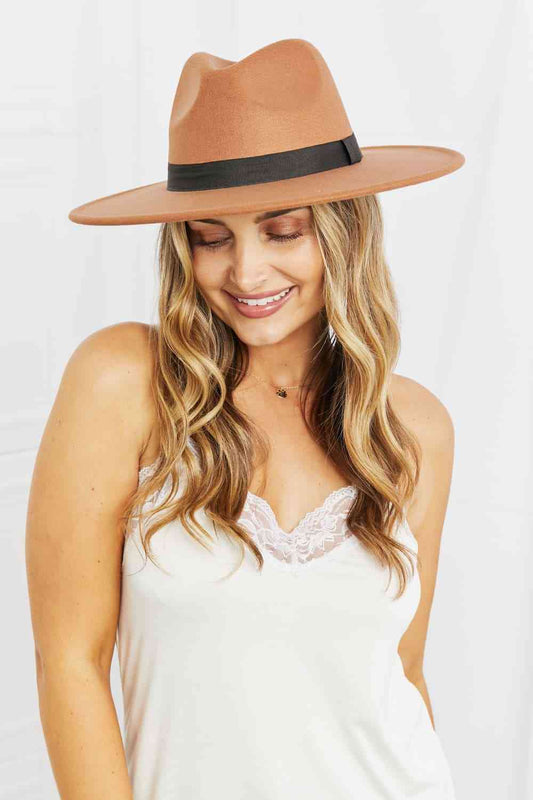 Tan Fedora Hat