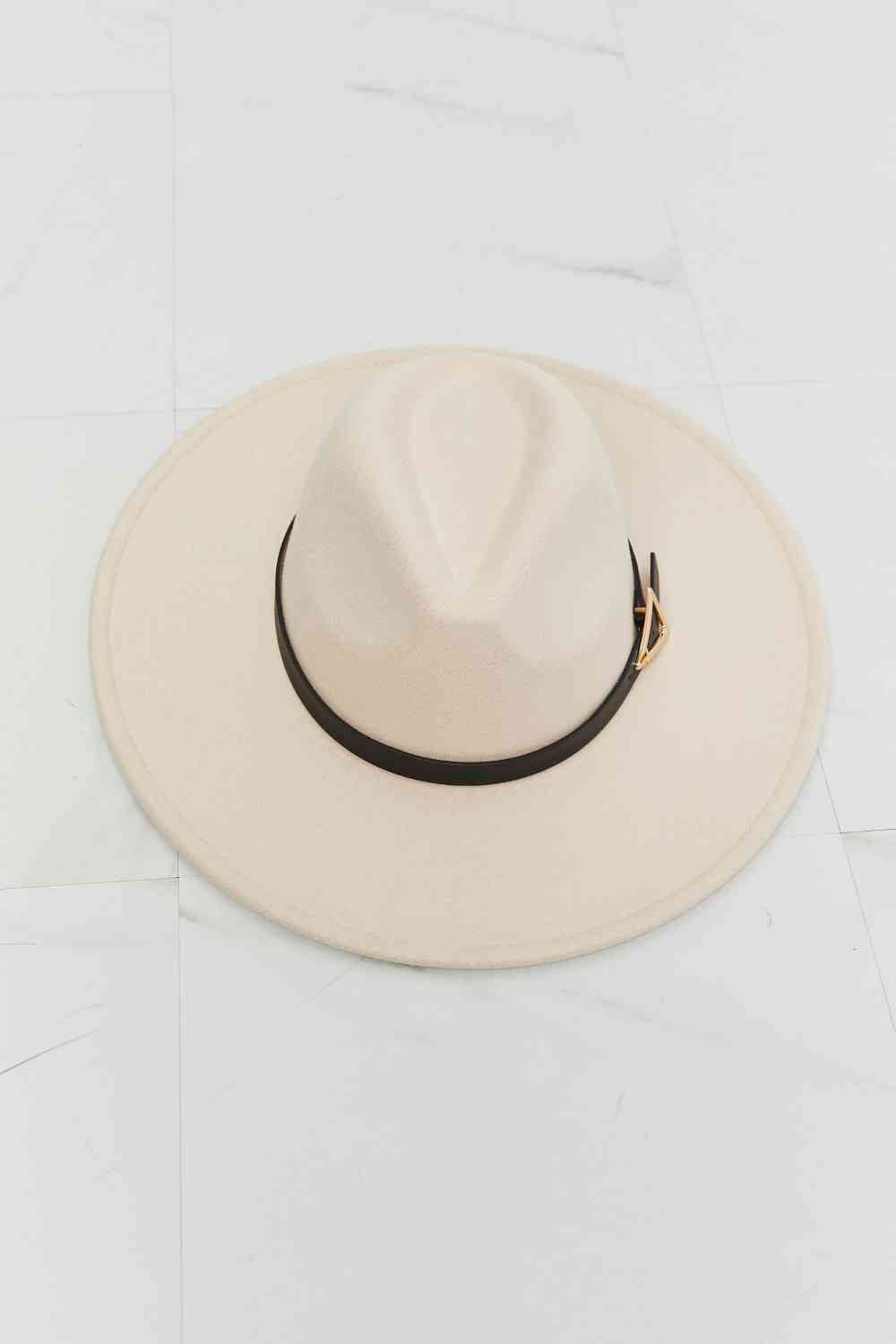 Ride Along BEIGE Fedora Hat