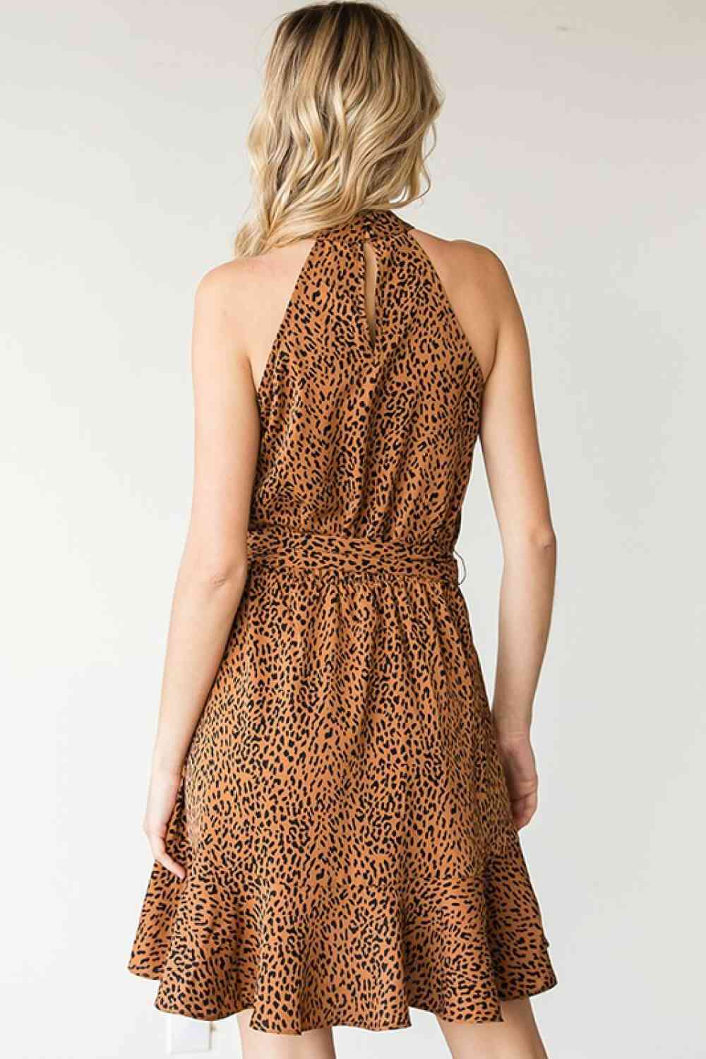 Flowy, Leopard Dress - This can be worn all year long!