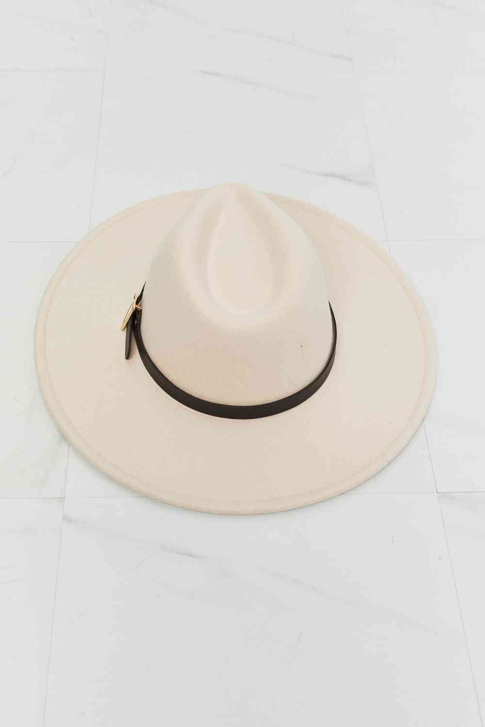 Ride Along BEIGE Fedora Hat